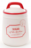 Банка керамическая Red&Blue SUGAR 800мл, красная