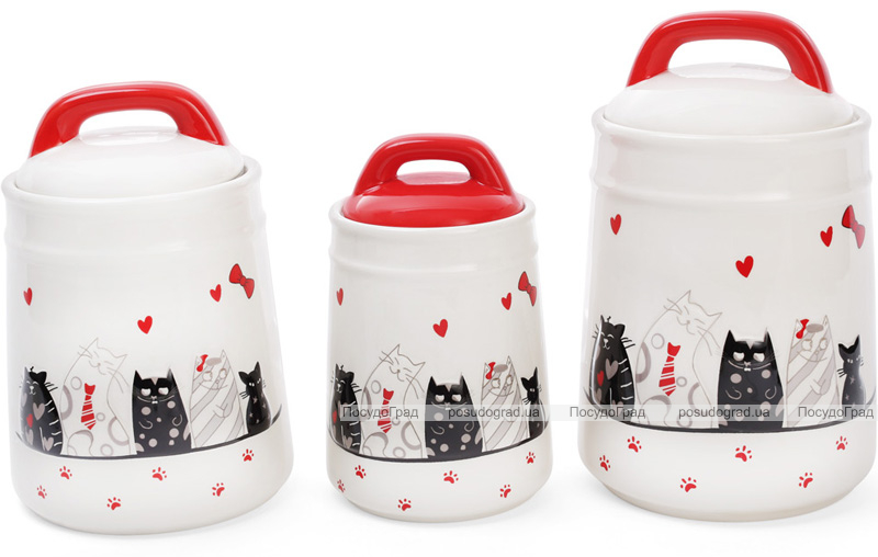 Банка керамічна "I Love My Cat" 1л для сипучих продуктів