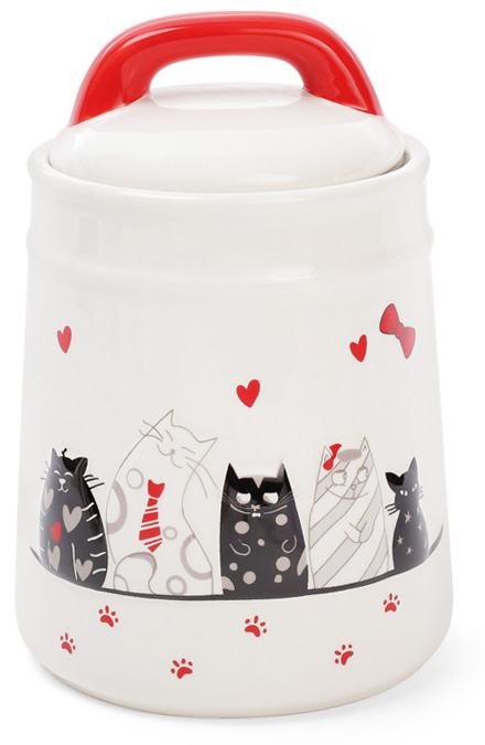 Банка керамічна "I Love My Cat" 1л для сипучих продуктів