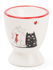 Подставка для яйца "I Love My Cat" 5.5x6.5см, керамическая