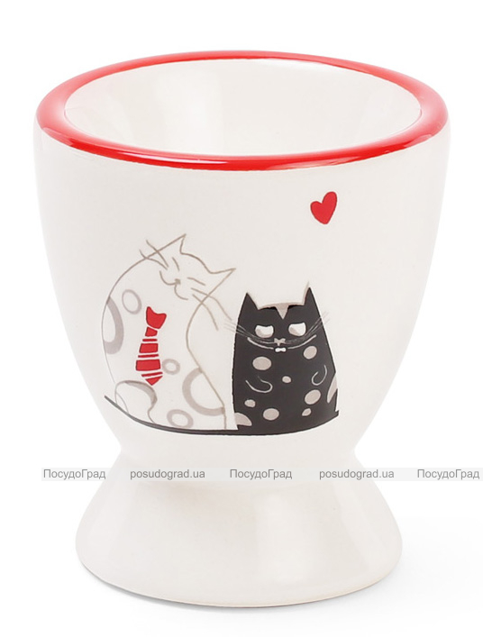 Подставка для яйца "I Love My Cat" 5.5x6.5см, керамическая