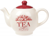 Чайник заварочный "Английский Шиповник TEA" 1000мл, керамический