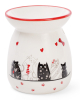 Арома-лампа керамічна "I Love My Cat" Ø9.2х10.6см