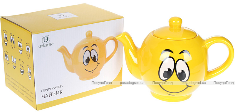 Чайник заварювальний "Funny Smile" 1л керамічний