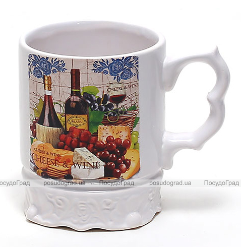 Кружка керамічна Cheese&Wine 460мл