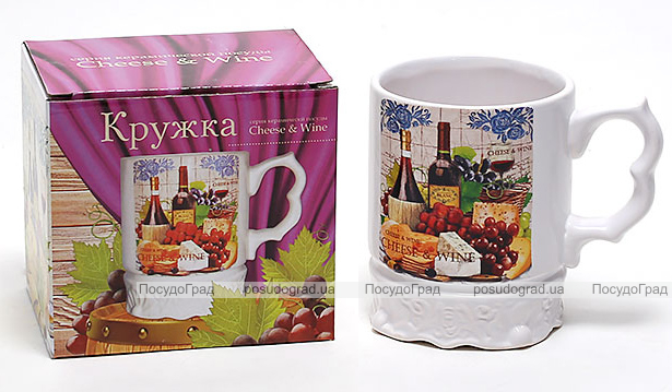Кружка керамічна Cheese&Wine 460мл