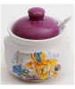 Банка "Iris Flower" 350мл з керамічною ложкою
