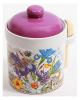 Банка для сипучих продуктів "Iris Flower" Ø10х14см з дерев'яною ложкою