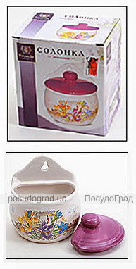 Банка для сыпучих продуктов "Iris Flower" 380мл, настенная