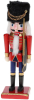 Статуэтка декоративная «Щелкунчик в шапке» 20см, деревянная, красный с синим