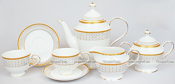 Чайный сервиз Princess Gold-130 15 предметов