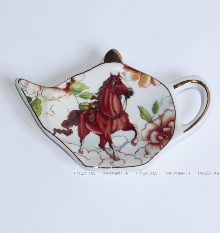 Підставка "Horse Light" керамічне блюдце для чайного пакетика