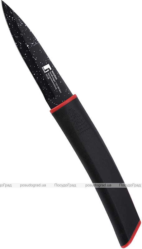 Набор 3 кухонных ножа Bergner Simanto Black с мраморным покрытием