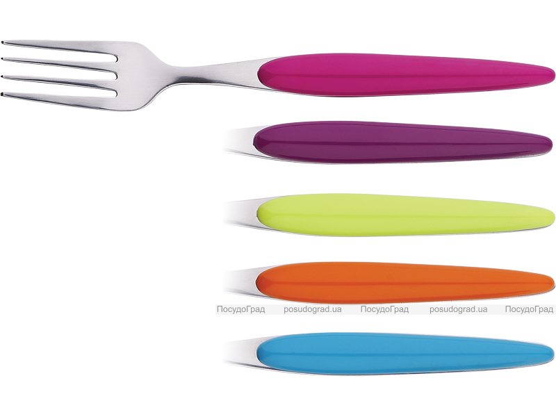 Вилка столова Bergner Neon 6 штук