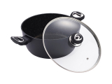 Каструля-казан Bergner Saga Marble 1,8л з кришкою