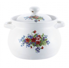Каструля керамічна Kaiserhoff KH03 2,8л з кришкою