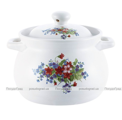Кастрюля керамическая Kaiserhoff KH03 2,8л с крышкой