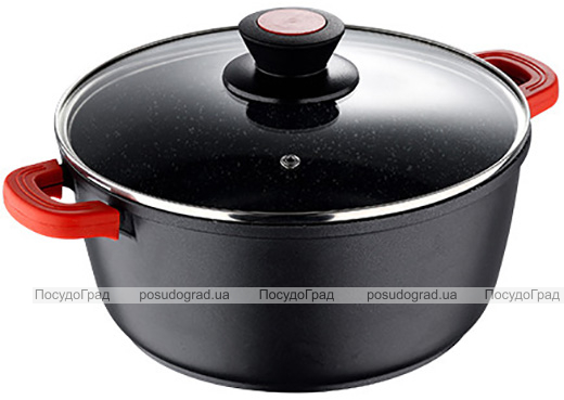 Каструля Bergner Chroma 4.5л з мармуровим покриттям