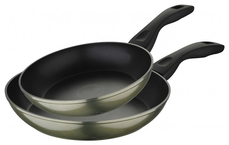 Набор 2 сковороды Bergner Neon Green Ø20см и Ø24см