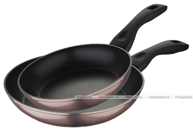 Набор 2 сковороды Bergner Neon Pink Ø20см и Ø24см
