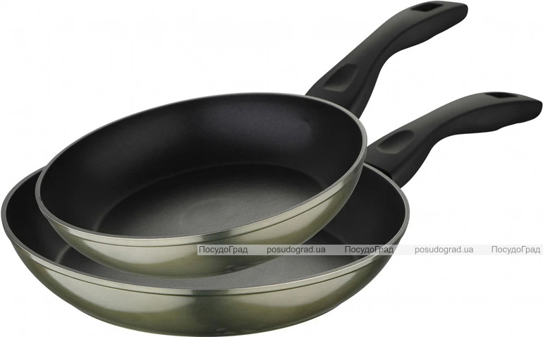 Набір 2 сковороди Bergner Neon Green Ø22см і Ø26см