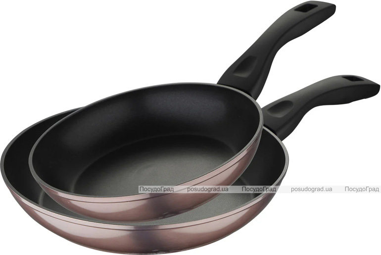 Набор 2 сковороды Bergner Neon Pink Ø22см и Ø26см