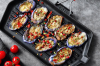 Сковорода-гриль Bergner BBQ 34.3х20.4x2см, чавун, складна силіконова ручка