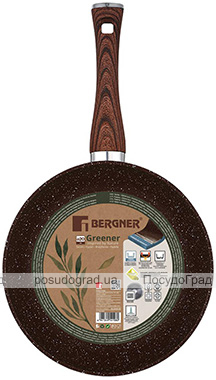 Сковорода Bergner Greener Ø28см с мраморным покрытием