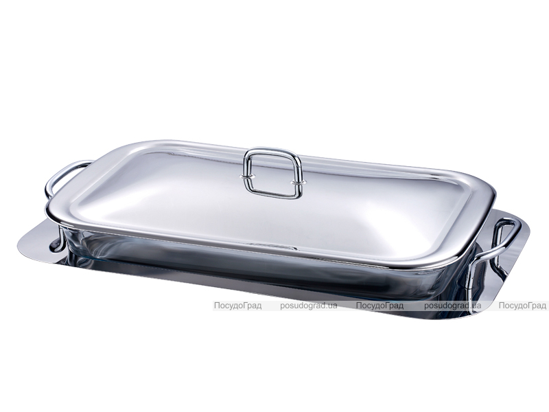 Блюдо сервірувальне Bergner 3649 прямокутне на підносі з ручками