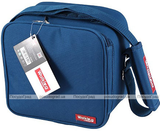 Ланч-бокс Bergner Walking Business, 5 предметов в сумке, синий