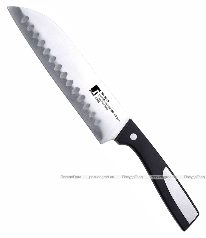 Нож сантоку Bergner Resa 17.5см нержавеющая сталь