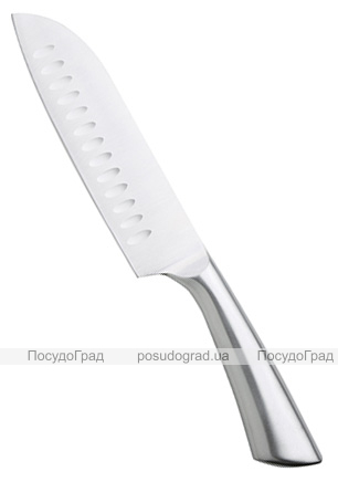 Нож сантоку Bergner Reliant Steel 17.5см из нержавеющей стали, литой