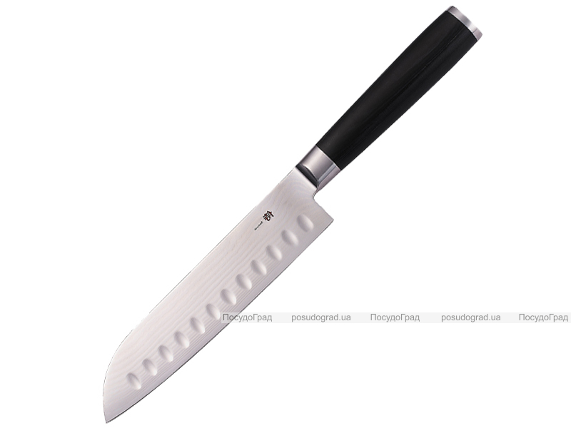 Ніж з дамаської сталі Bergner сантоку 17,5см
