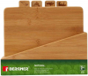 Набір 4 дошки Bergner Nature 25х22х1см, бамбукові на підставці