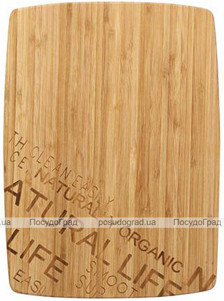 Доска разделочная Bergner Natural Life 35x22x1.5см, бамбук