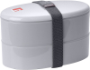 Ланч-бокс Bergner Barberry 800мл 2 секции с приборами