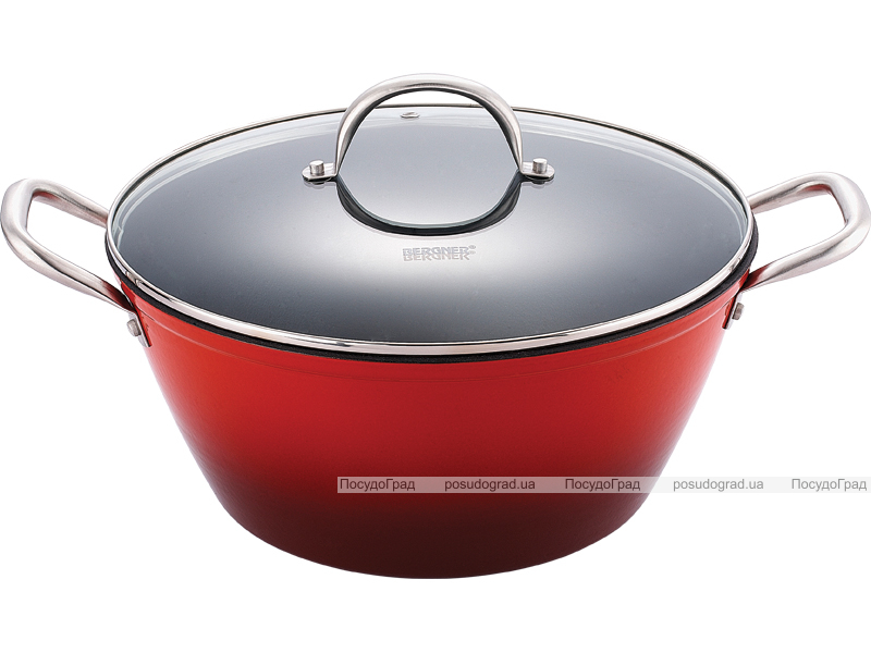 Каструля-казан Bergner Red Fusion 6.6л