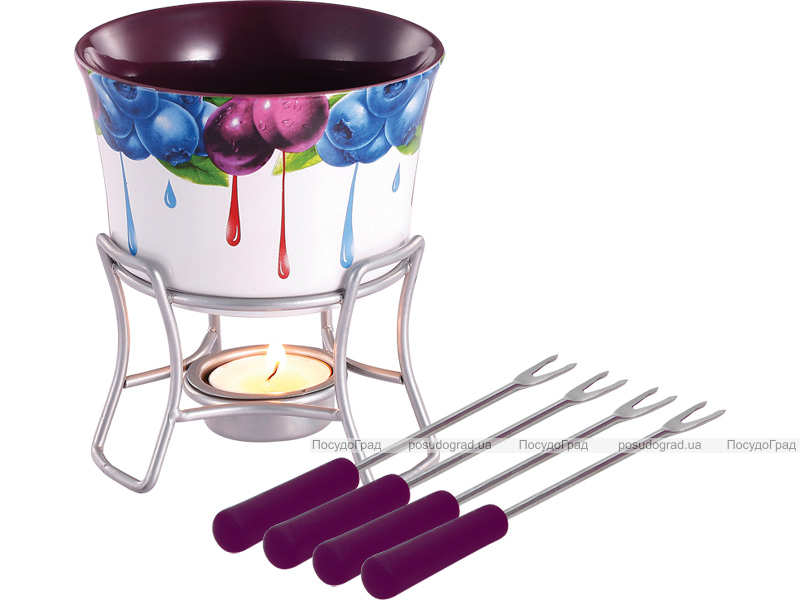 Набір для шоколадного фондю Bergner 6149 Hot Chocolate 6 предметів