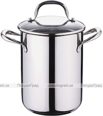 Кастрюля Bergner Gourmet 4.2л для спагетти со стеклянной крышкой