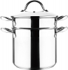 Кастрюля Bergner Gourmet 5л для спагетти со стеклянной крышкой