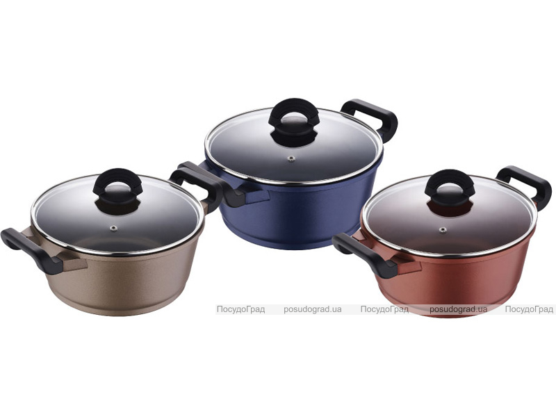 Каструля Bergner Spark 2,4л зі скляною кришкою