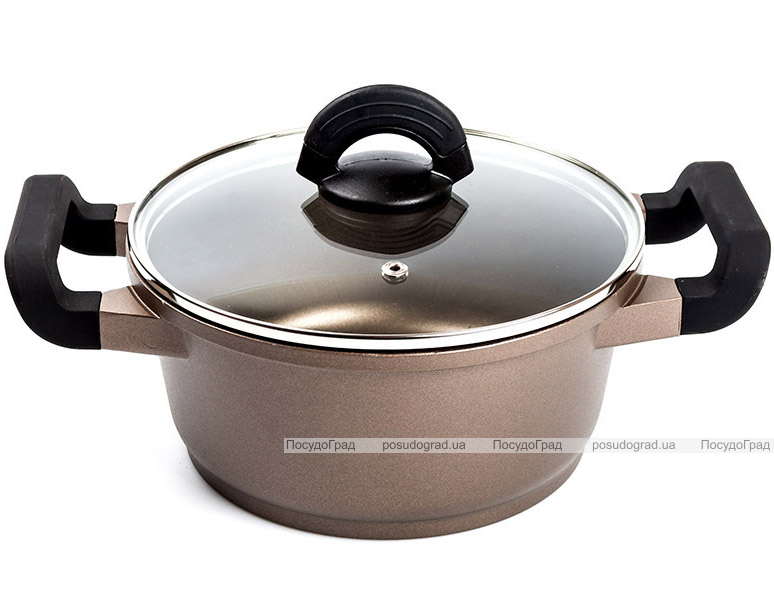 Каструля Bergner Spark 6,5л зі скляною кришкою