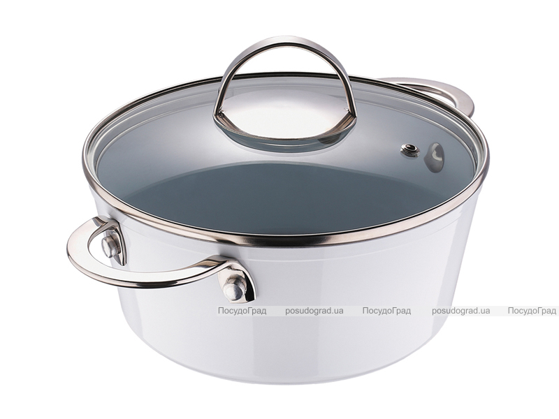 Каструля Bergner Snow Forge 2,2л біла