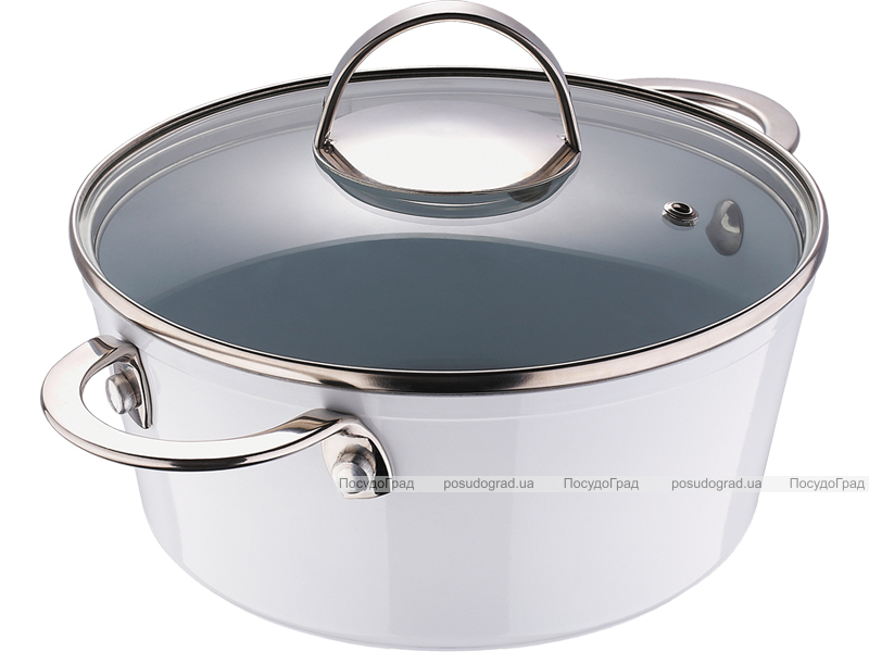 Каструля Bergner Snow Forge 5л біла