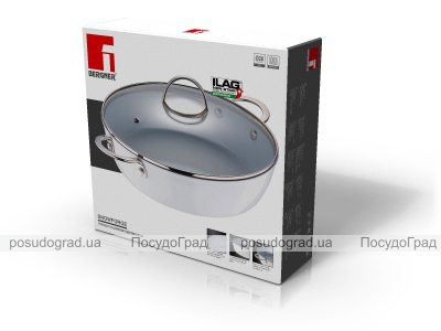 Сотейник Bergner Snow Forge Ø28см 3,5л білий