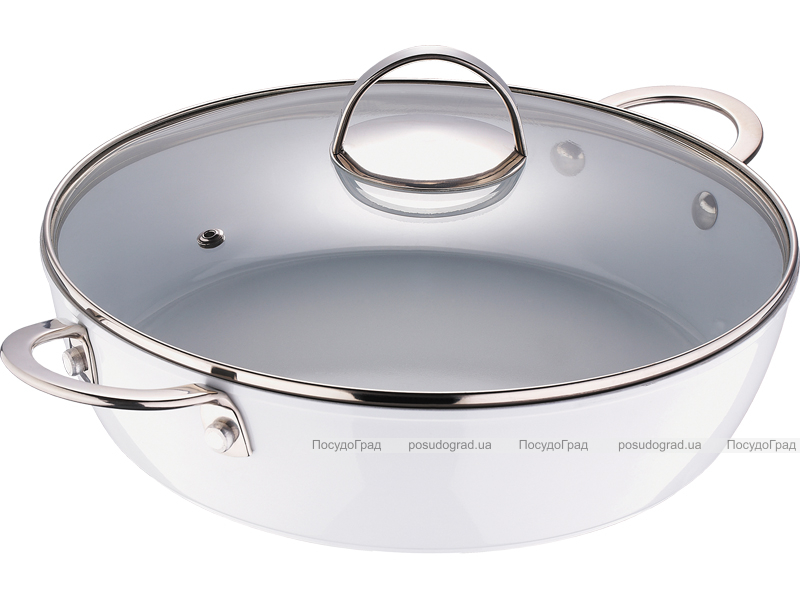 Сотейник Bergner Snow Forge Ø28см 3,5л білий
