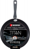 Сковорода Bergner Titan Ø24см индукционная с титановым антипригарным покрытием