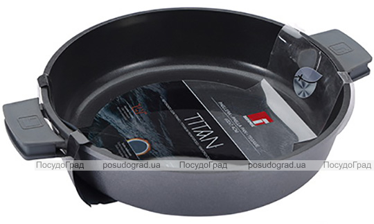 Сковорода для паельї Bergner Titan Ø32x7.4см індукція з антипригарним покриттям