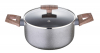Кастрюля Bergner Eterna Whitford 3.05л с крышкой и антипригарным покрытием