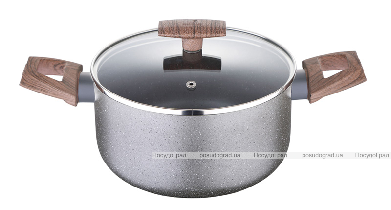 Кастрюля Bergner Eterna Whitford 3.05л с крышкой и антипригарным покрытием